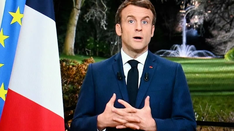 法国总统马克龙2022新年致辞
