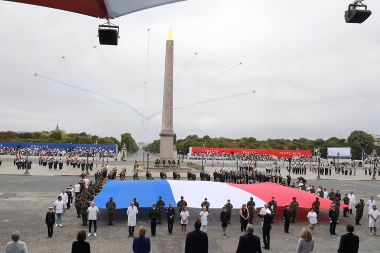 2020年7月14日法国国庆游行