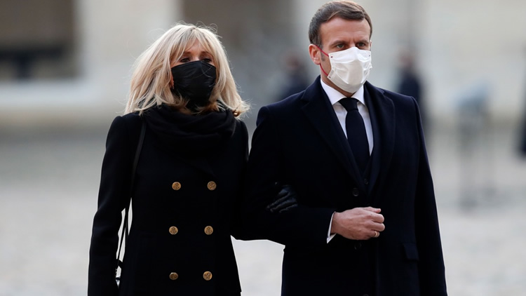 法国总统马克龙夫人布丽吉特马克龙新冠病毒检测曾阳性