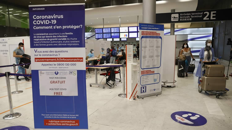 巴黎机场检测新冠病毒