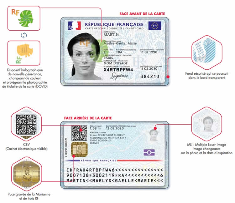 法国新版身份证介绍